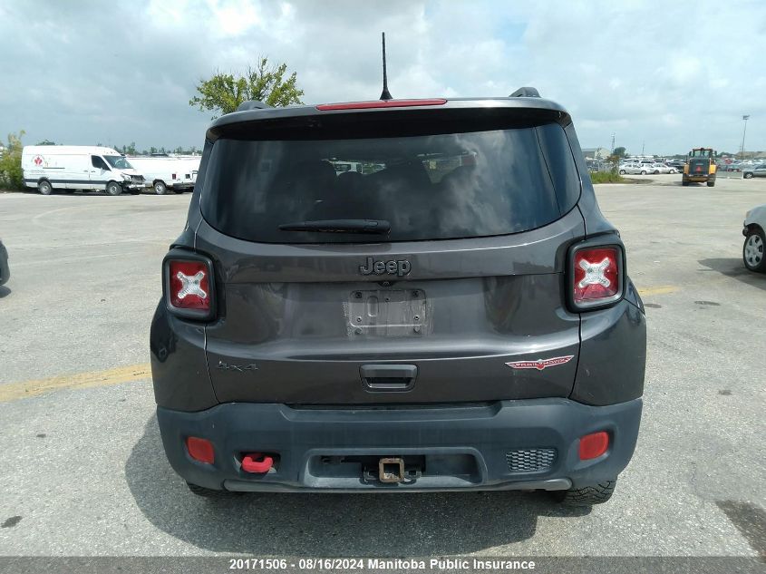 2018 Jeep Renegade Trailhawk VIN: ZACCJBCB5JPH89549 Lot: 20171506