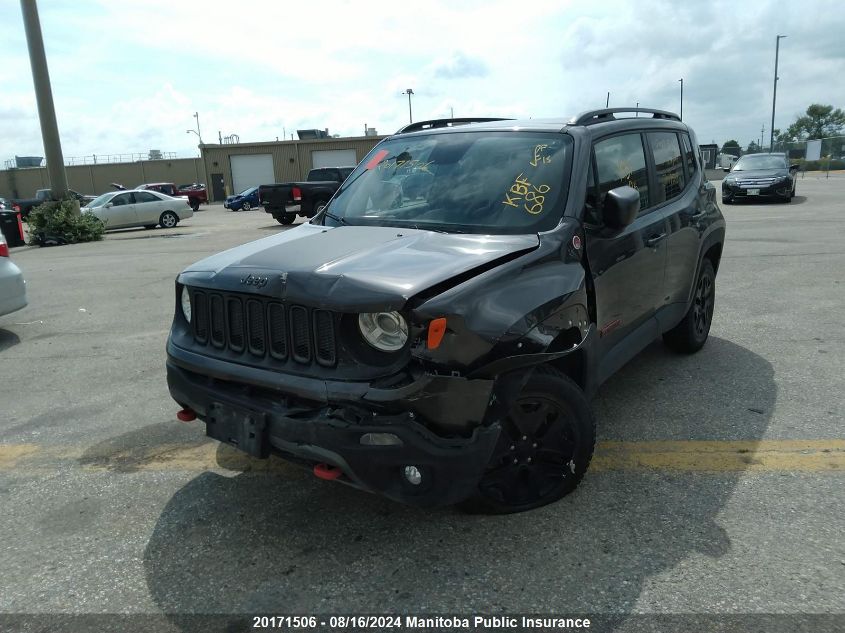 2018 Jeep Renegade Trailhawk VIN: ZACCJBCB5JPH89549 Lot: 20171506