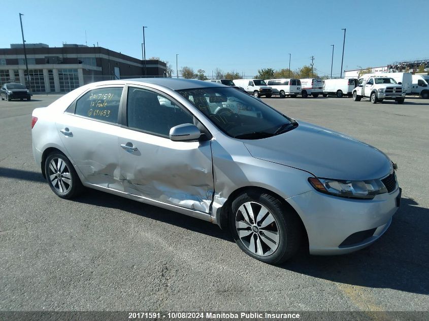 KNAFU4A27D5691653 2013 Kia Forte Ex