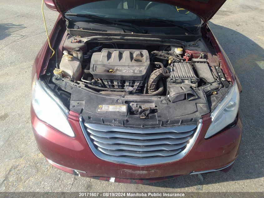 2013 Chrysler 200 Lx VIN: 1C3CCBAB1DN524402 Lot: 20171607