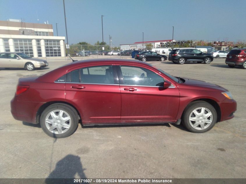 2013 Chrysler 200 Lx VIN: 1C3CCBAB1DN524402 Lot: 20171607