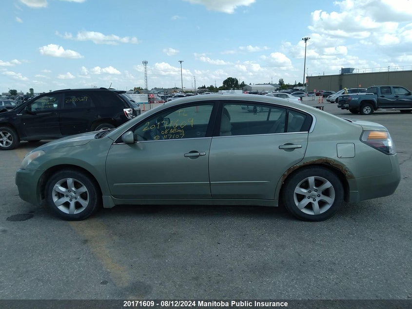 2008 Nissan Altima 2.5 Sl VIN: 1N4AL21E78C117107 Lot: 20171609