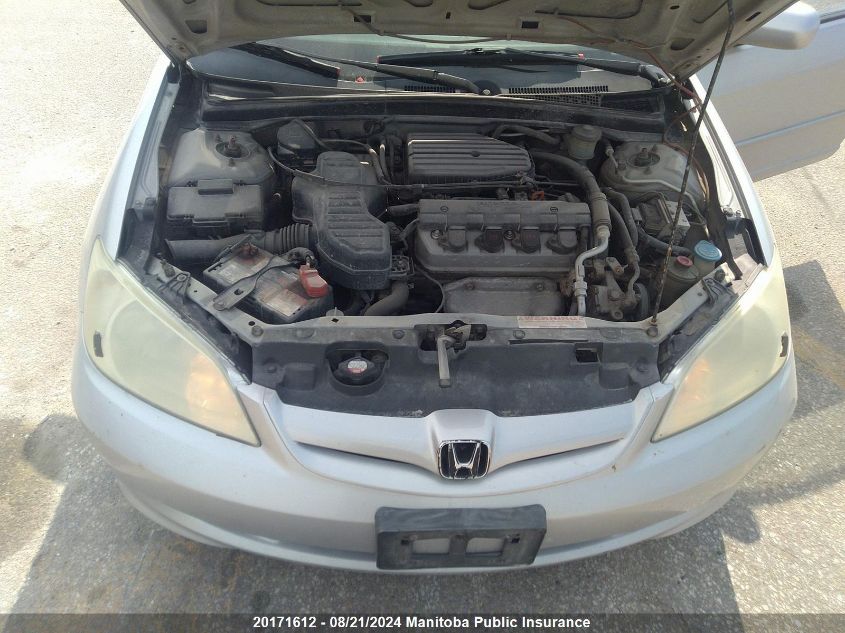 2004 Honda Civic Si VIN: 2HGES16854H914931 Lot: 20171612