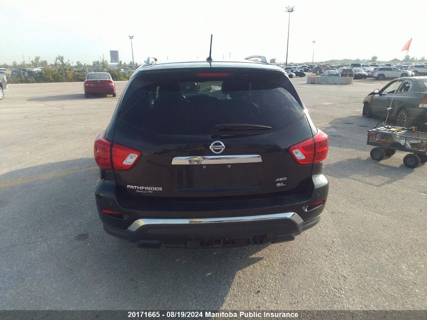 2017 Nissan Pathfinder Sl VIN: 5N1DR2MM1HC669951 Lot: 20171665