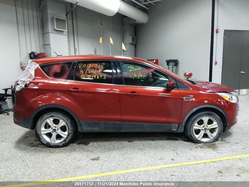 2014 Ford Escape Se VIN: 1FMCU9GX8EUD19893 Lot: 20171712