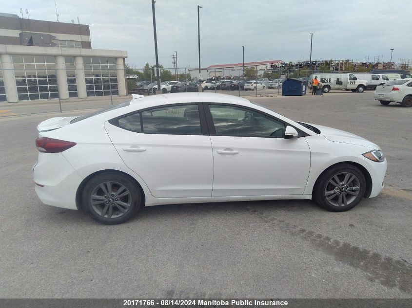 2017 Hyundai Elantra Gl VIN: KMHD84LFXHU421077 Lot: 20171766