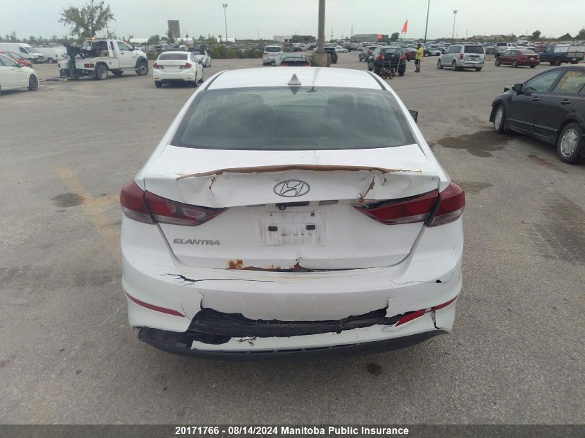 2017 Hyundai Elantra Gl VIN: KMHD84LFXHU421077 Lot: 20171766