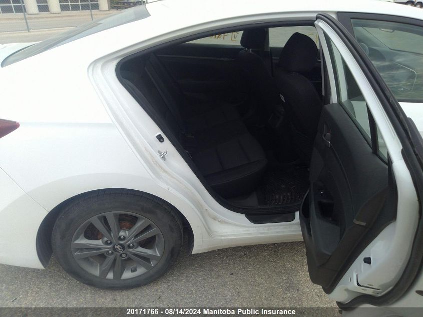 2017 Hyundai Elantra Gl VIN: KMHD84LFXHU421077 Lot: 20171766