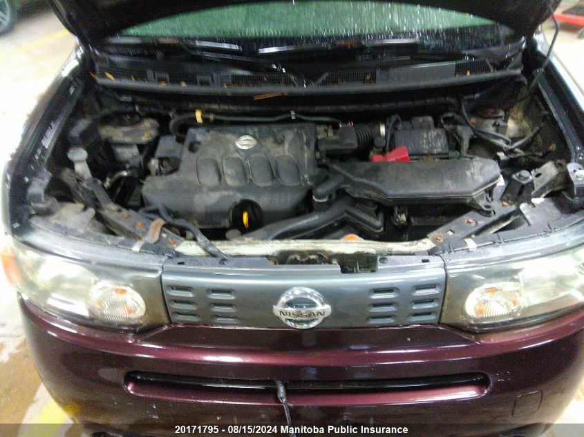 2010 Nissan Cube Sl VIN: JN8AZ2KR9AT169052 Lot: 20171795