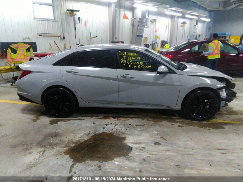 2023 Hyundai Elantra Preferred VIN: KMHLM4AG5PU544478 Lot: 20171810