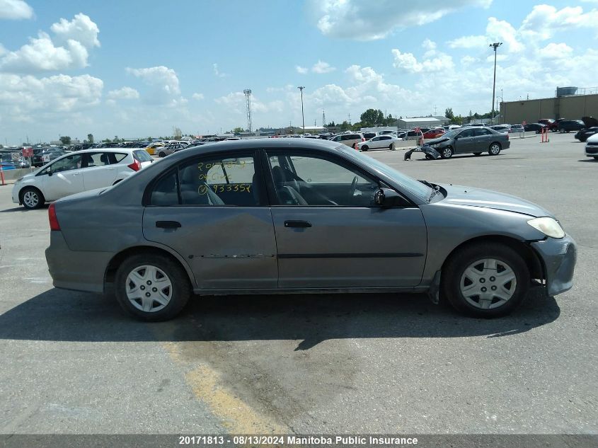 2004 Honda Civic Se VIN: 2HGES16314H933352 Lot: 20171813