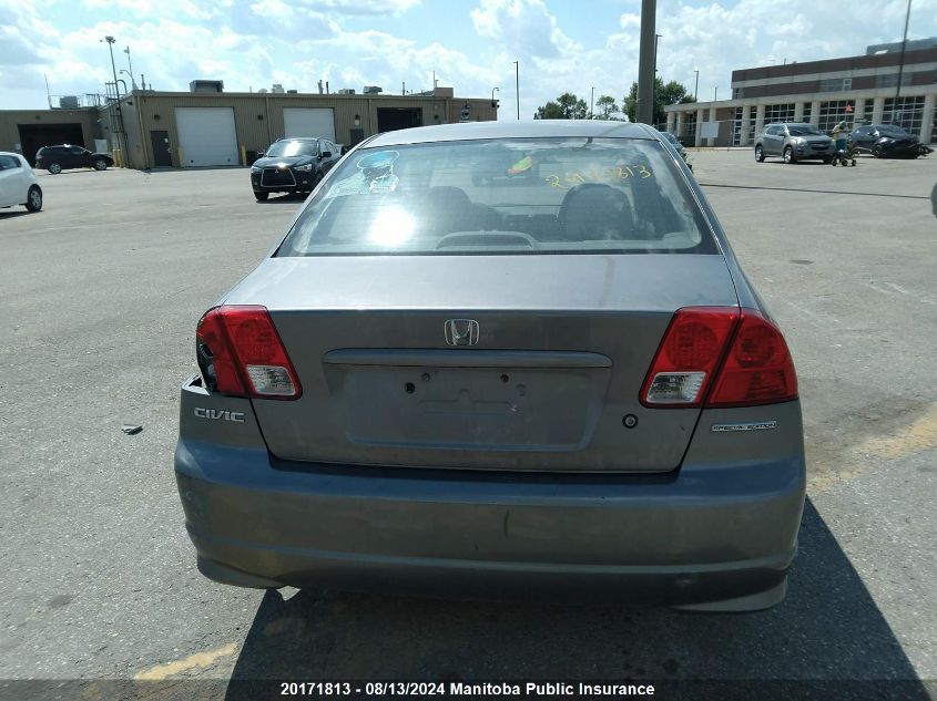 2004 Honda Civic Se VIN: 2HGES16314H933352 Lot: 20171813