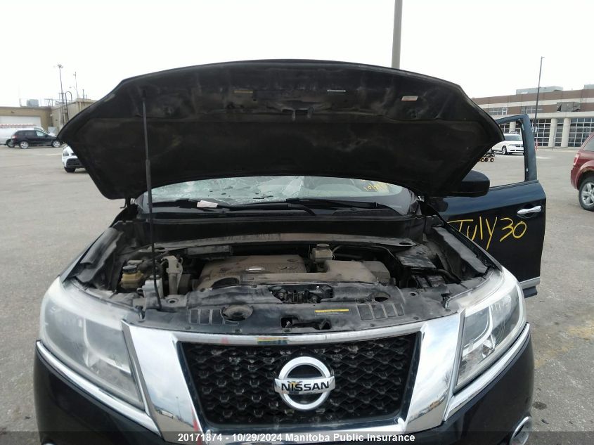 2014 Nissan Pathfinder Platinum VIN: 5N1AR2MM2EC638707 Lot: 20171874