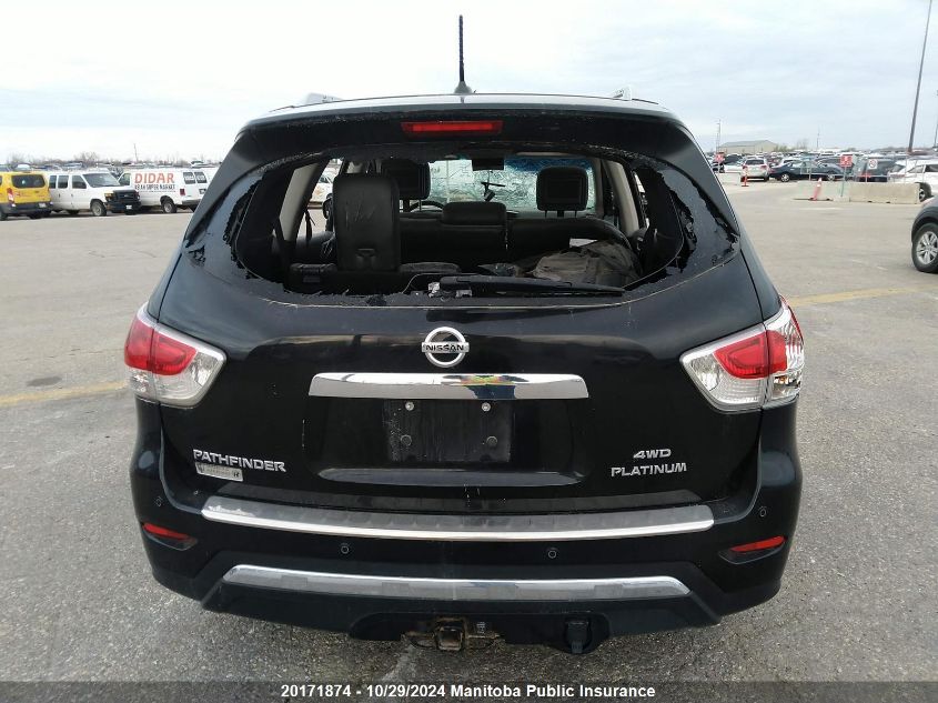 2014 Nissan Pathfinder Platinum VIN: 5N1AR2MM2EC638707 Lot: 20171874