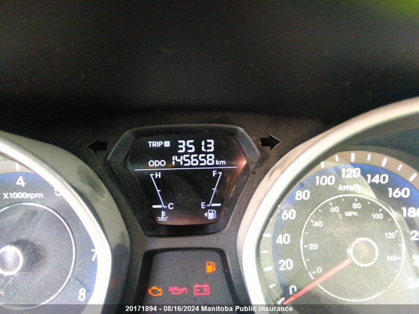 2013 Hyundai Elantra Gls VIN: KMHDH6AE6DU021114 Lot: 20171894