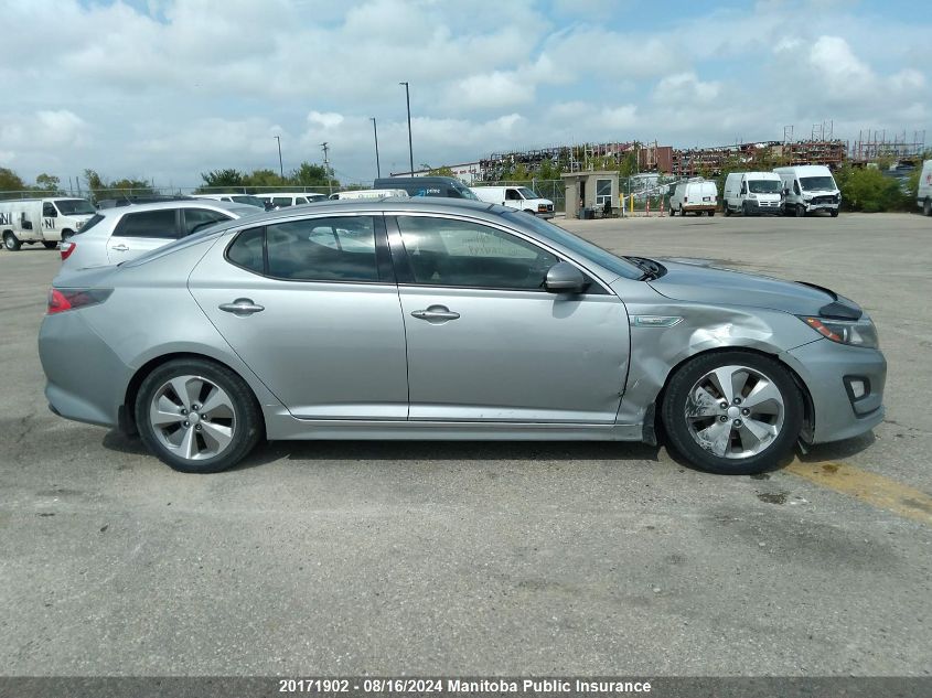 2014 Kia Optima Ex Hybrid VIN: KNAGN4AD0E5064149 Lot: 20171902