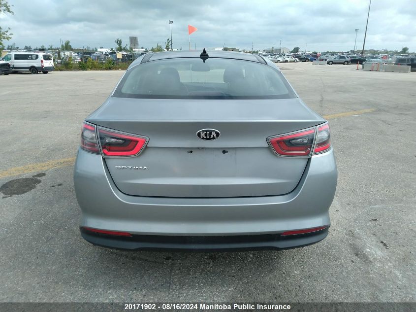 2014 Kia Optima Ex Hybrid VIN: KNAGN4AD0E5064149 Lot: 20171902