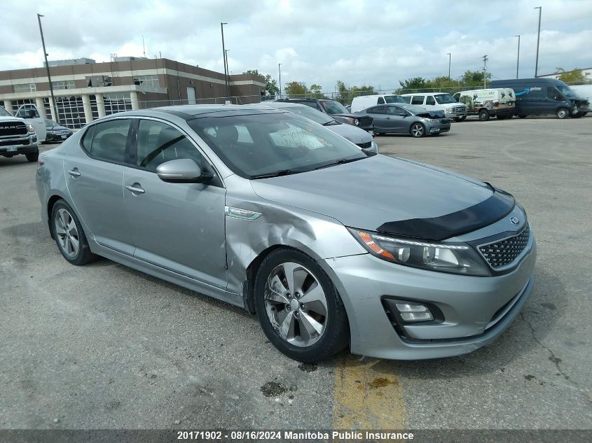 2014 Kia Optima Ex Hybrid VIN: KNAGN4AD0E5064149 Lot: 20171902