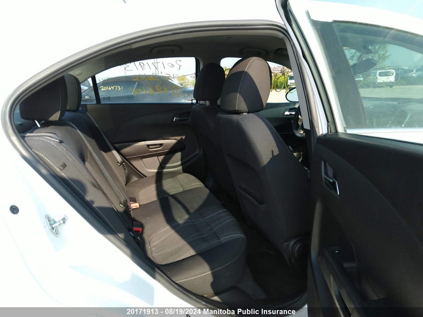 2015 Chevrolet Sonic Lt VIN: 1G1JC5SH4F4186101 Lot: 20171913