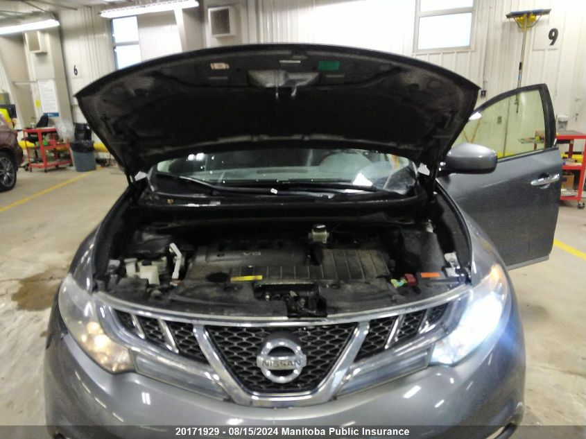 2013 Nissan Murano Sl VIN: JN8AZ1MW7DW314590 Lot: 20171929