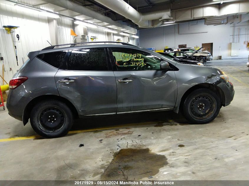 2013 Nissan Murano Sl VIN: JN8AZ1MW7DW314590 Lot: 20171929