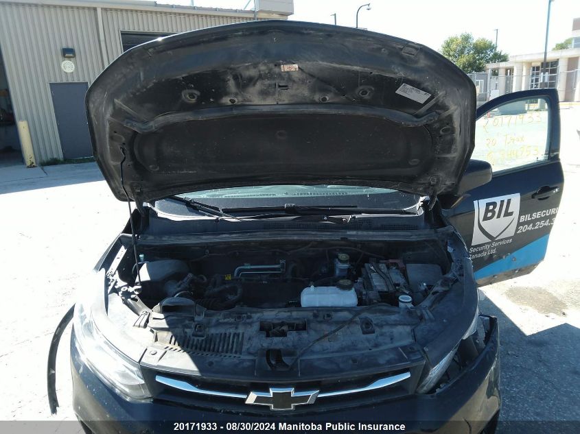 2020 Chevrolet Trax Lt VIN: KL7CJPSB3LB344753 Lot: 20171933