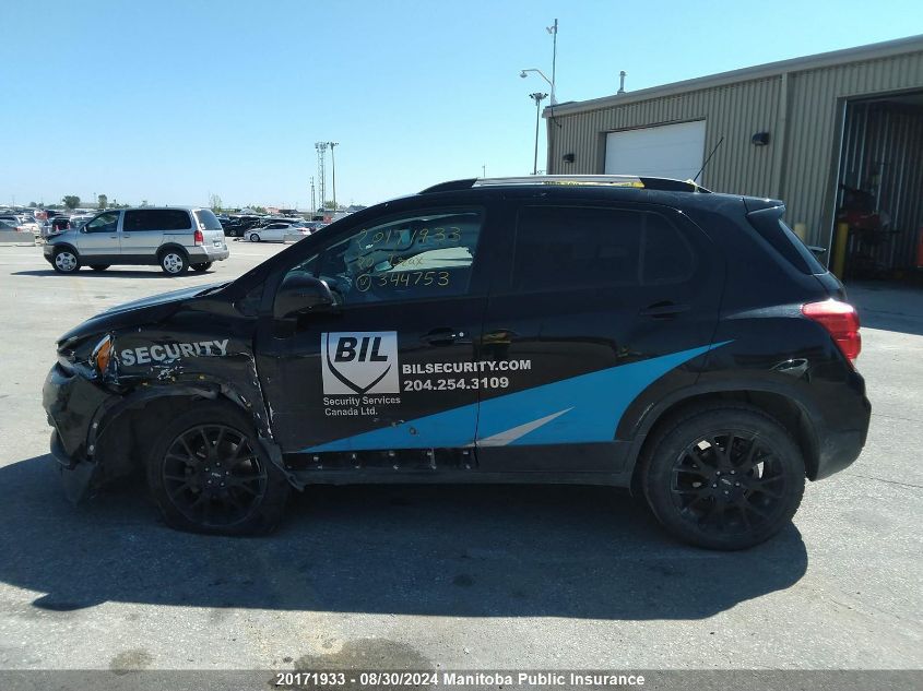 2020 Chevrolet Trax Lt VIN: KL7CJPSB3LB344753 Lot: 20171933