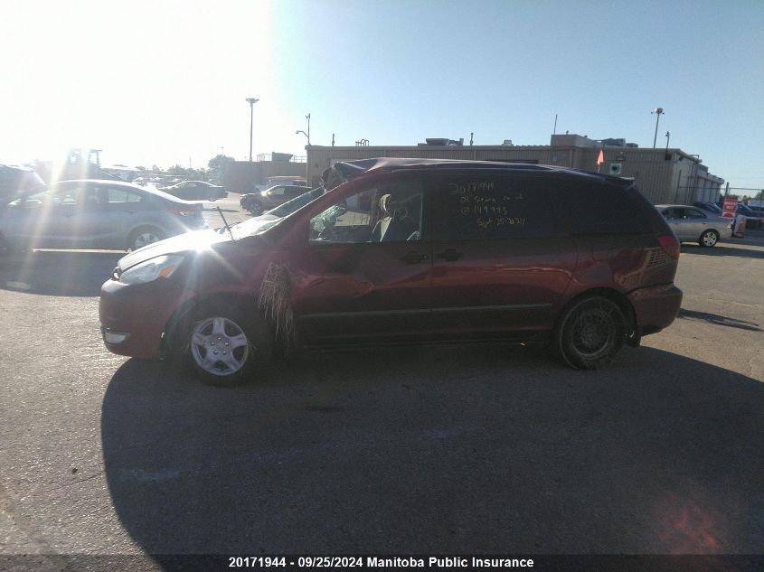 2004 Toyota Sienna Ce V6 VIN: 5TDZA29C44S149995 Lot: 20171944