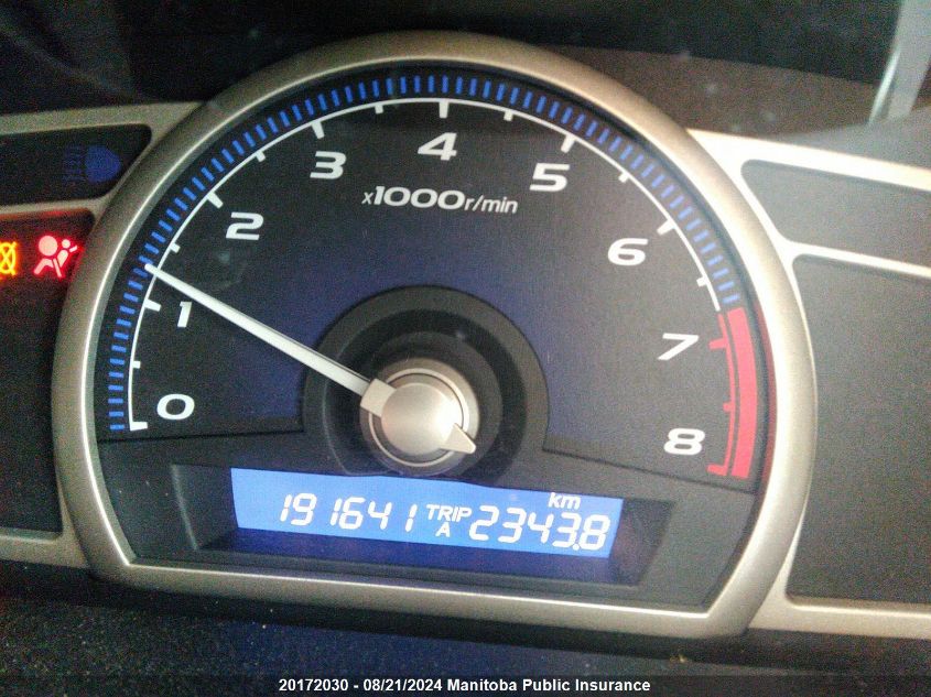 2008 Honda Civic Dx-G VIN: 2HGFA16478H023761 Lot: 20172030