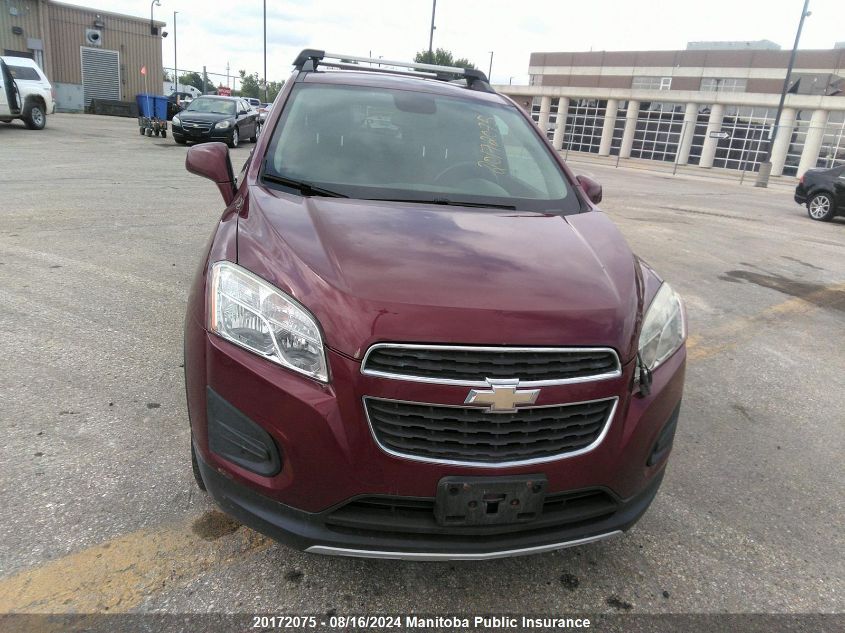 2015 Chevrolet Trax Lt VIN: 3GNCJRSB0FL151503 Lot: 20172075