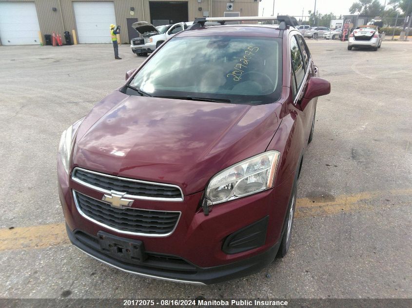 2015 Chevrolet Trax Lt VIN: 3GNCJRSB0FL151503 Lot: 20172075