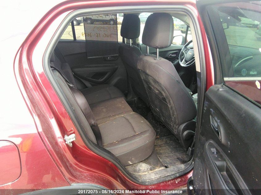 2015 Chevrolet Trax Lt VIN: 3GNCJRSB0FL151503 Lot: 20172075