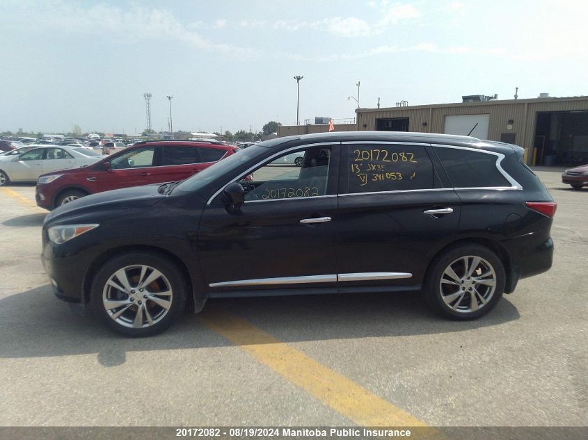 2013 Infiniti Jx35 VIN: 5N1AL0MM2DC341053 Lot: 20172082