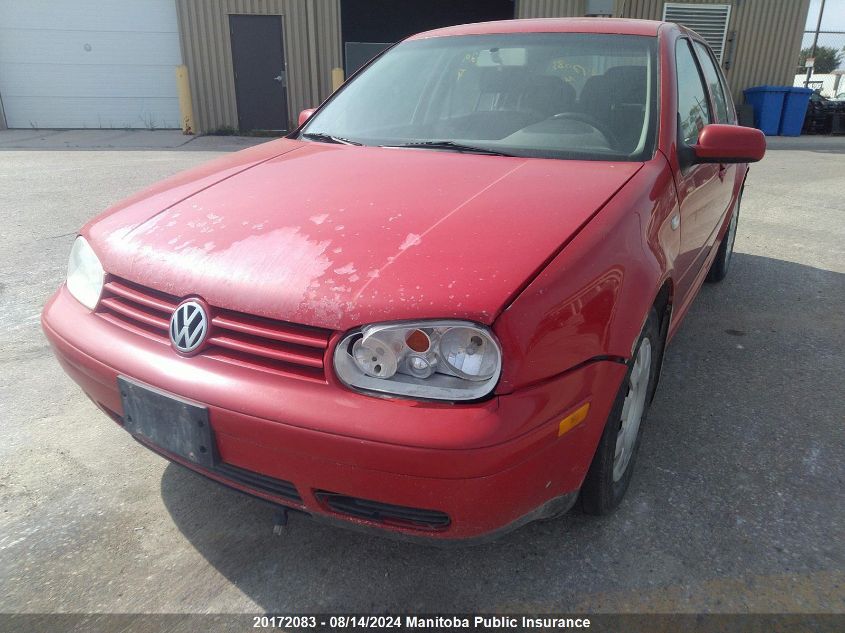 2003 Volkswagen Golf Gl VIN: 9BWEK21J434016613 Lot: 20172083