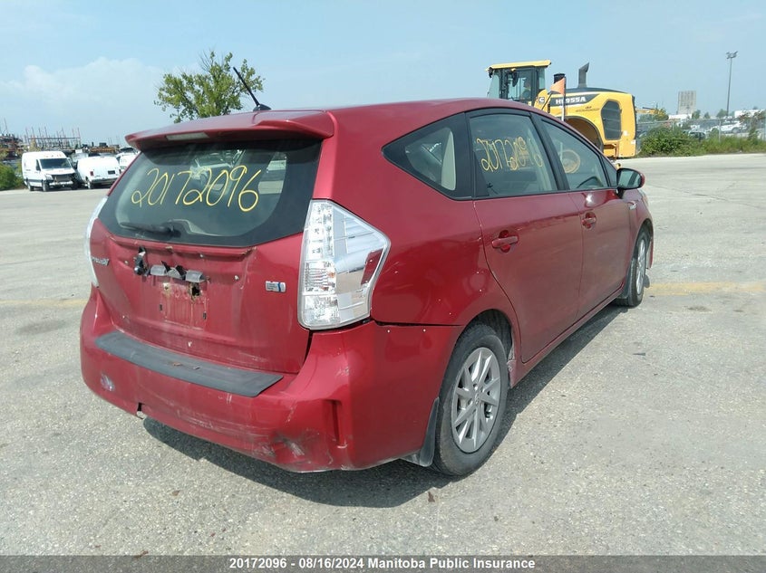 2012 Toyota Prius V VIN: JTDZN3EU8C3051822 Lot: 20172096