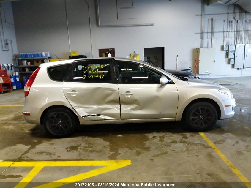 2010 Hyundai Elantra Touring Gls VIN: KMHDB8AE8AU070047 Lot: 20172108