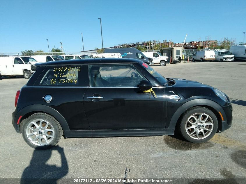 2014 Mini Cooper S VIN: WMWXM7C56ET731764 Lot: 20172112