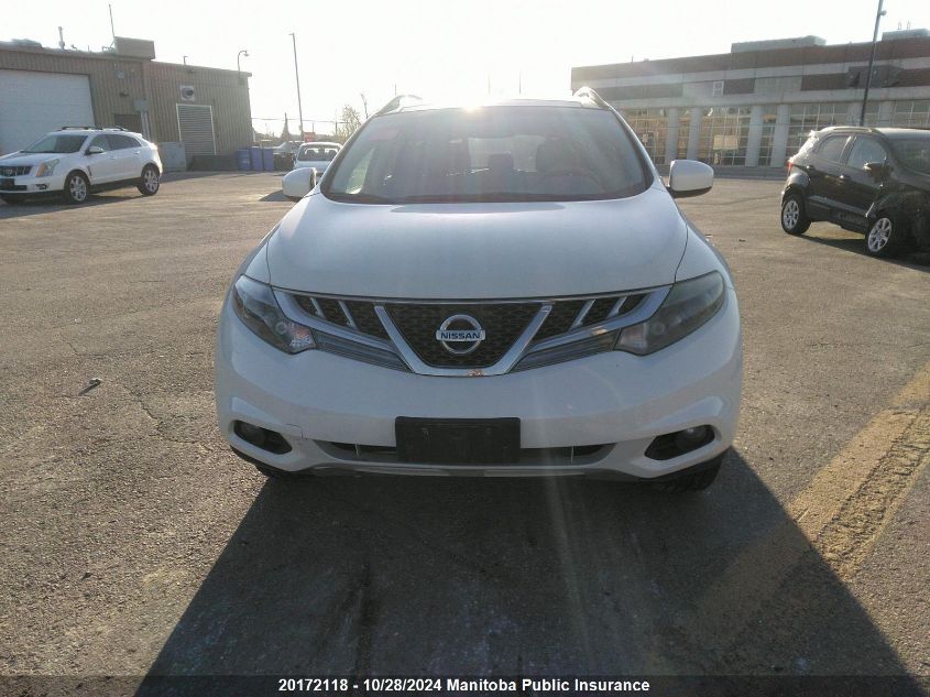 2011 Nissan Murano Le VIN: JN8AZ1MW0BW160771 Lot: 20172118