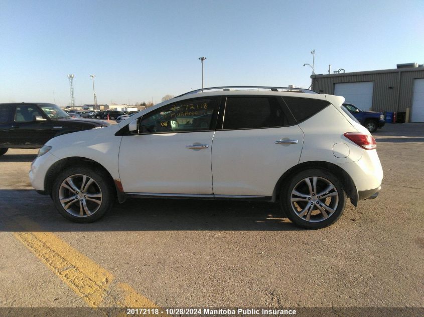 2011 Nissan Murano Le VIN: JN8AZ1MW0BW160771 Lot: 20172118