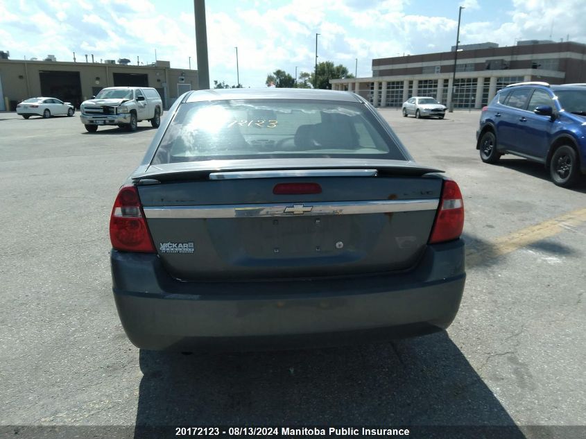 2006 Chevrolet Malibu Lt V6 VIN: 1G1ZT51816F226384 Lot: 20172123