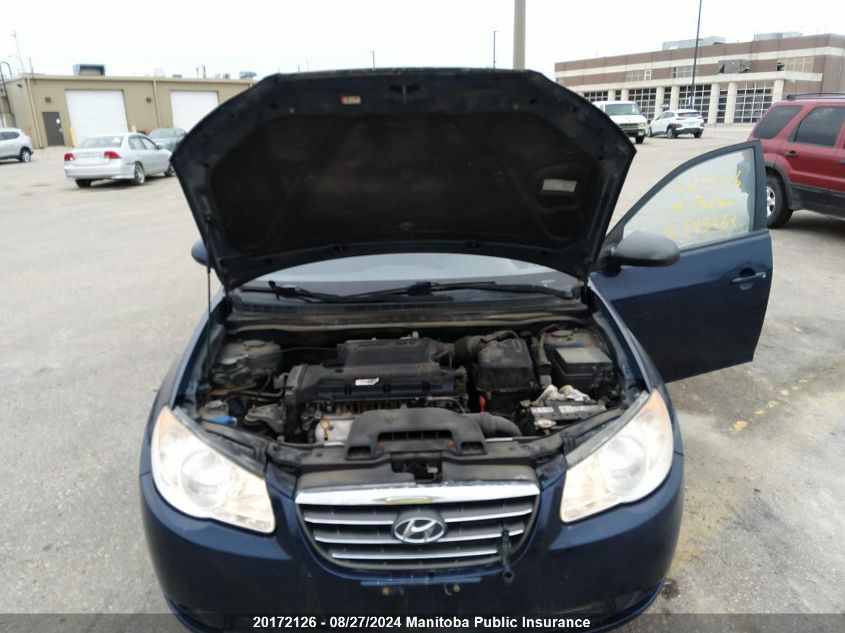 2009 Hyundai Elantra Gls VIN: KMHDU45DX9U545262 Lot: 20172126