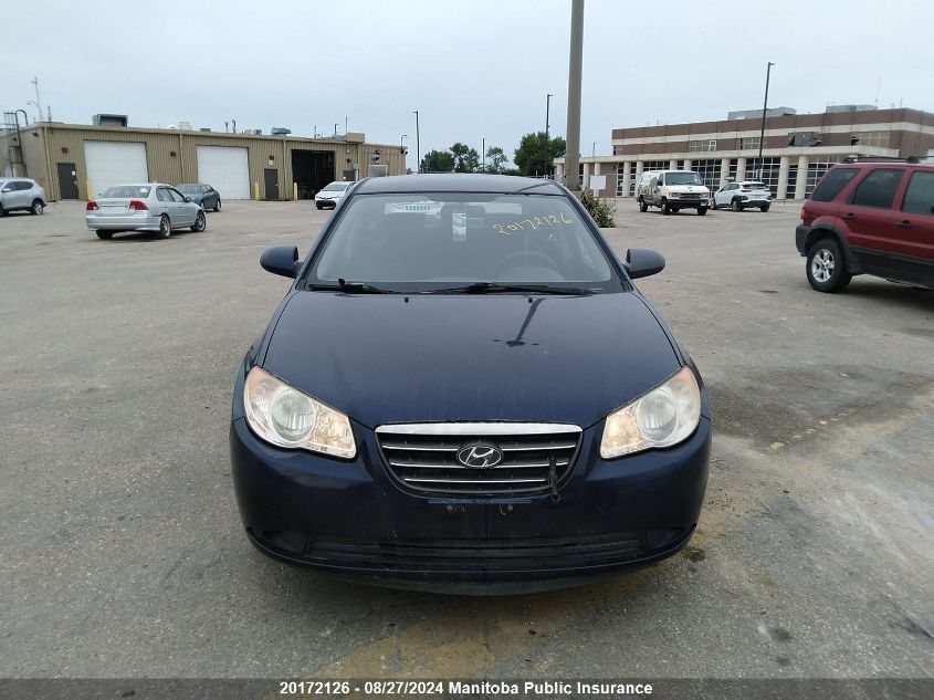 2009 Hyundai Elantra Gls VIN: KMHDU45DX9U545262 Lot: 20172126