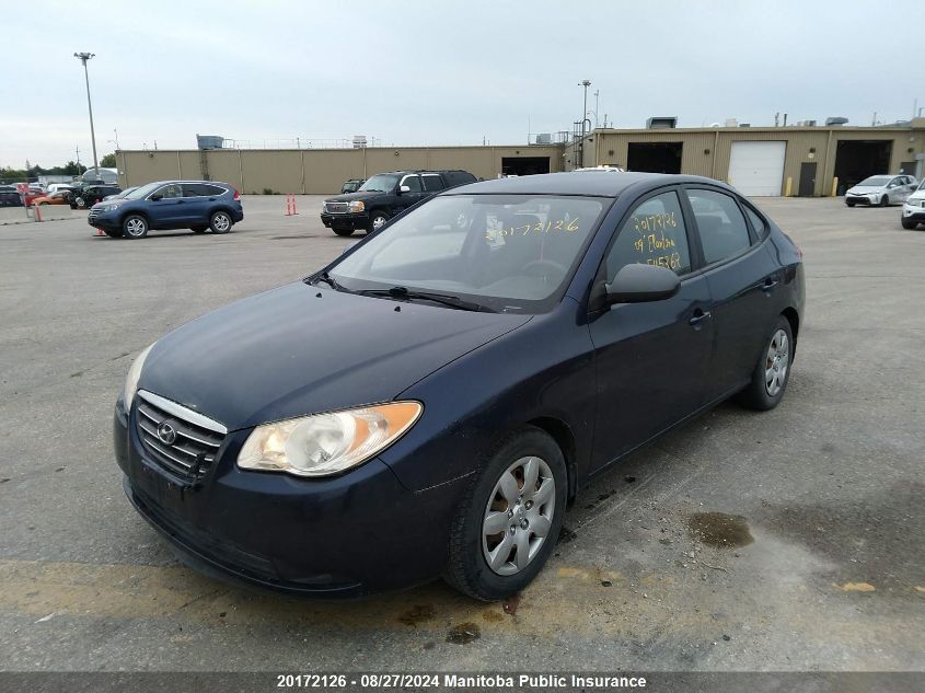2009 Hyundai Elantra Gls VIN: KMHDU45DX9U545262 Lot: 20172126