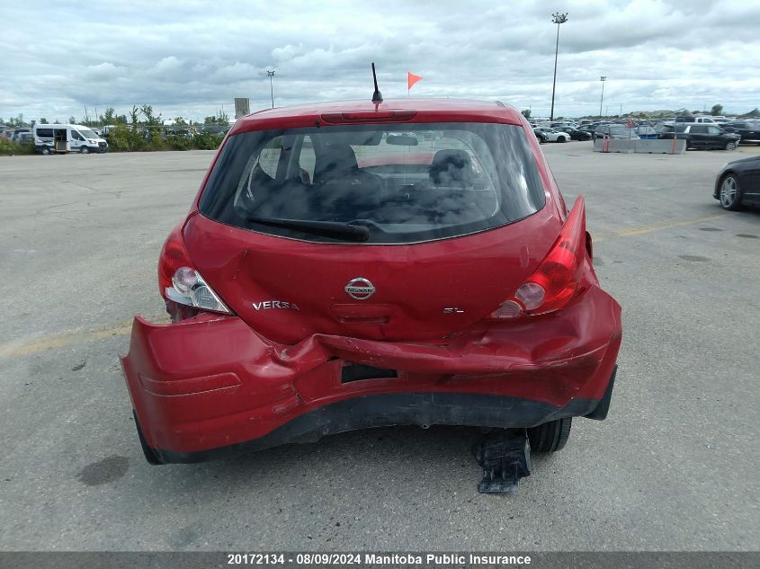 2008 Nissan Versa 1.8 Sl VIN: 3N1BC13E98L391776 Lot: 20172134