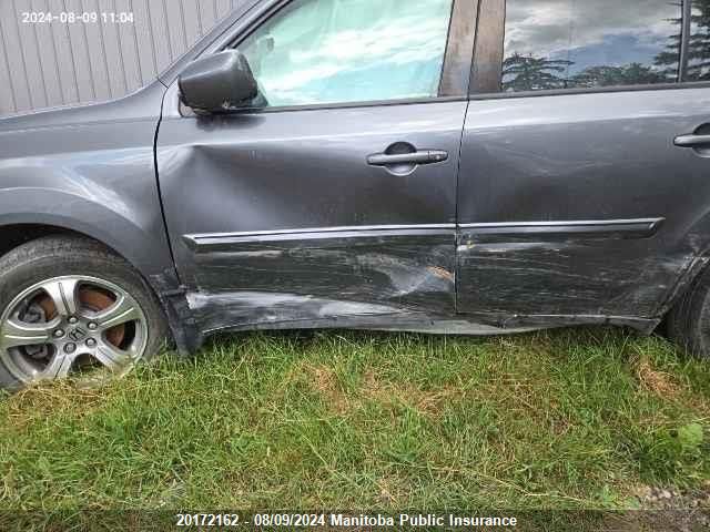 2013 Honda Pilot Ex-L VIN: 5FNYF4H51DB504119 Lot: 20172162