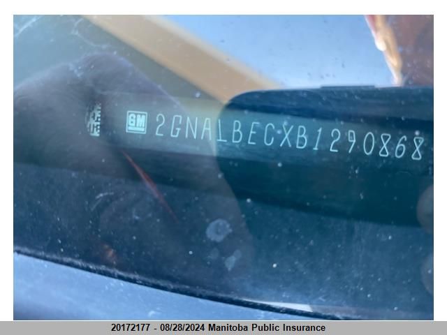 2011 Chevrolet Equinox Ls VIN: 2GNALBECXB1290868 Lot: 20172177