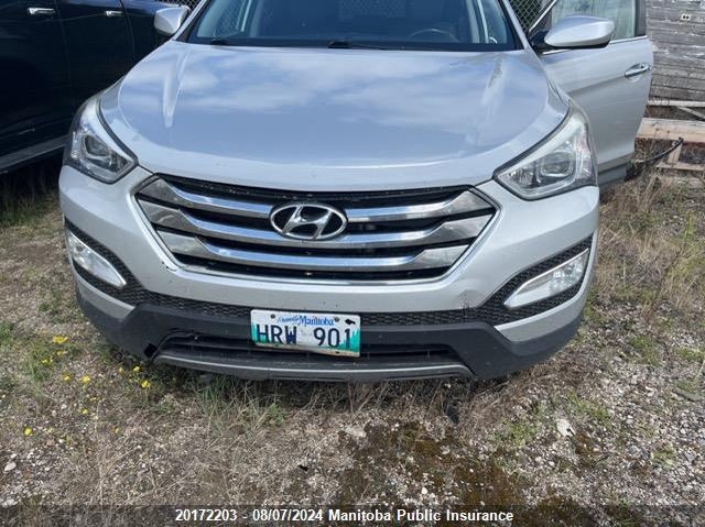2013 Hyundai Santa Fe 2.0T VIN: 5XYZUDLA9DG031691 Lot: 20172203