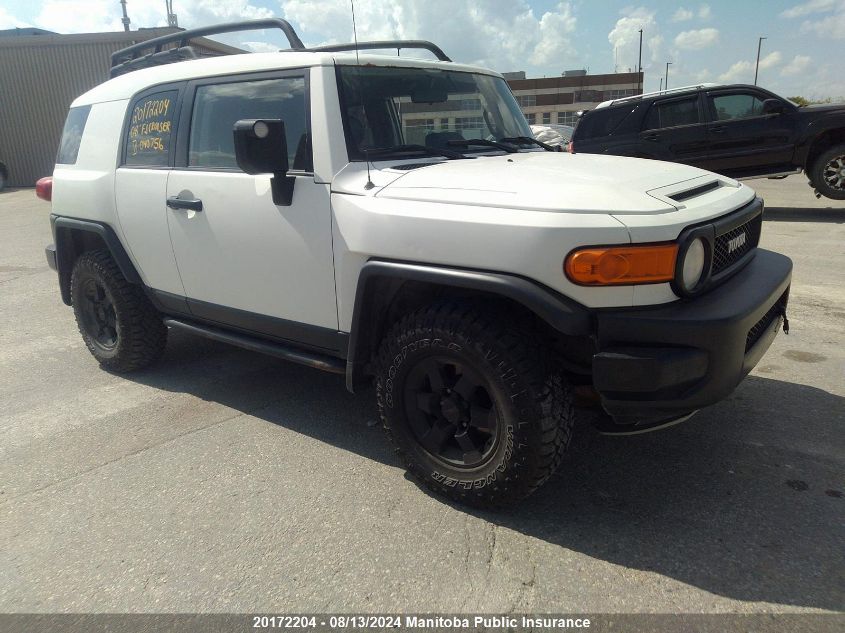 2008 Toyota Fj Cruiser VIN: JTEBU11F98K040756 Lot: 20172204