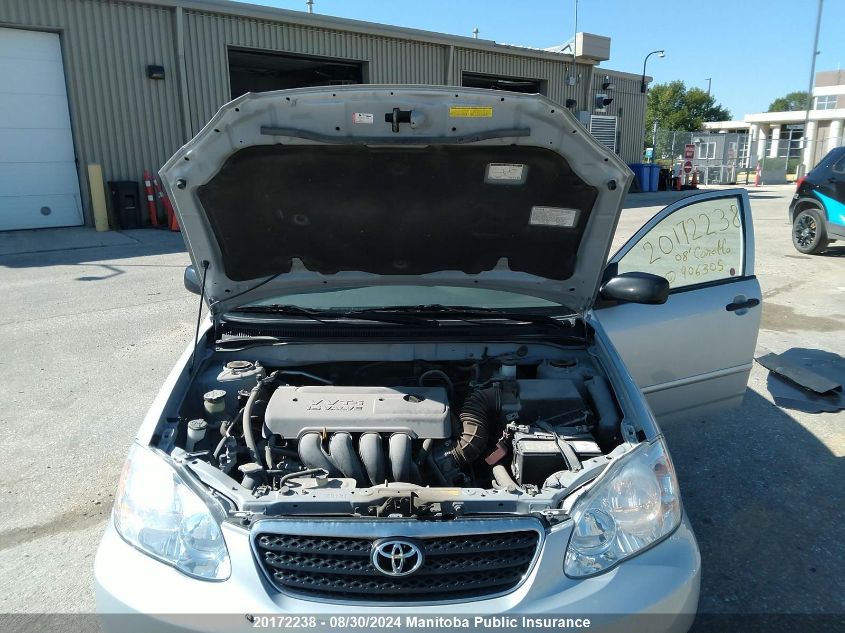 2008 Toyota Corolla Ce VIN: 2T1BR32E08C906305 Lot: 20172238