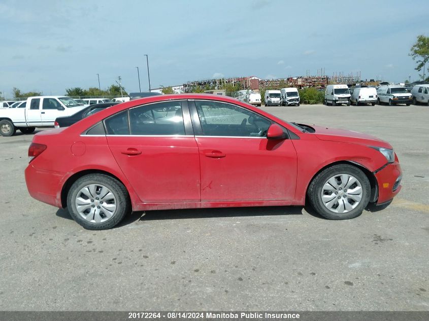 2016 Chevrolet Cruze Lt Turbo VIN: 1G1PE5SB7G7104023 Lot: 20172264